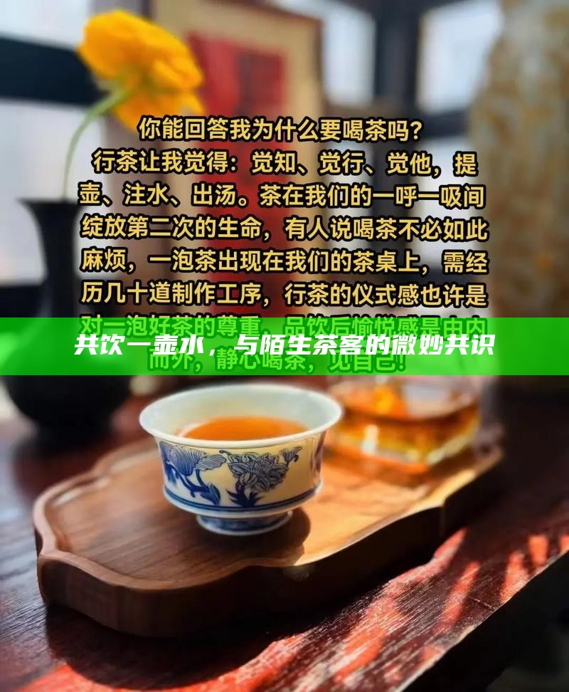 共饮一壶水，与陌生茶客的微妙共识